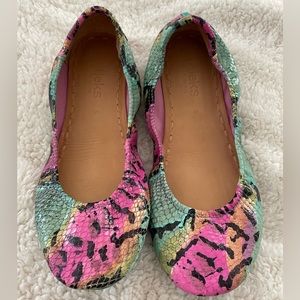 Tieks Electric Snake ballet slippers.